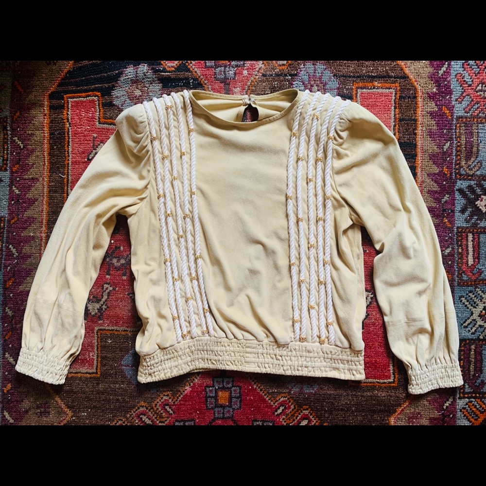 Rare vintage suede Valentino blouse